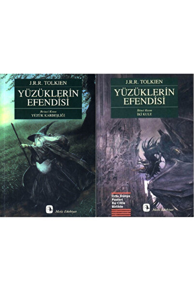 Metis Yayınları Yüzüklerin Efendisi - I - Yüzük Kardeşliği + Yüzüklerin Efend...