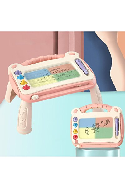 Arabest Portable Magnetic Writing Drawing Board, 4 Colors Magnetic Writing Pa...