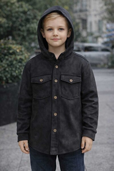 Malkan Erkek Çocuk Süet Kışlık Gömlek