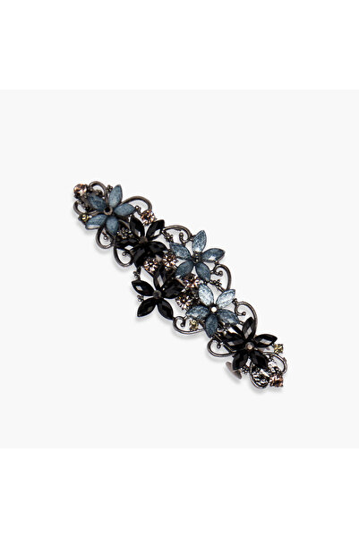Lifestyle Metal Embellished Barrette Hair Clip