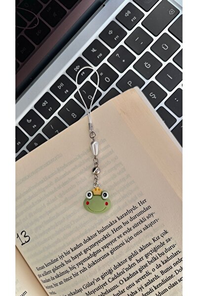 Capella Kawaii Kurbağa Figürlü Telefon Charm
