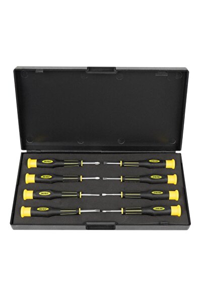 JBM SET OF 8 SHORT SCREWDRIVERS