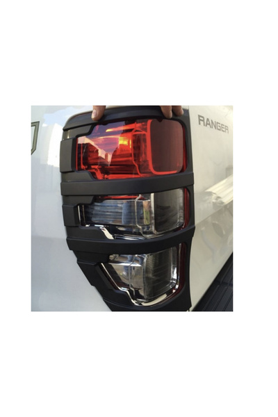 TMZ Garage Ford Ranger 2015-2022 Arka Stop Çerçevesi Seti | Mat Siyah Stop Çe...