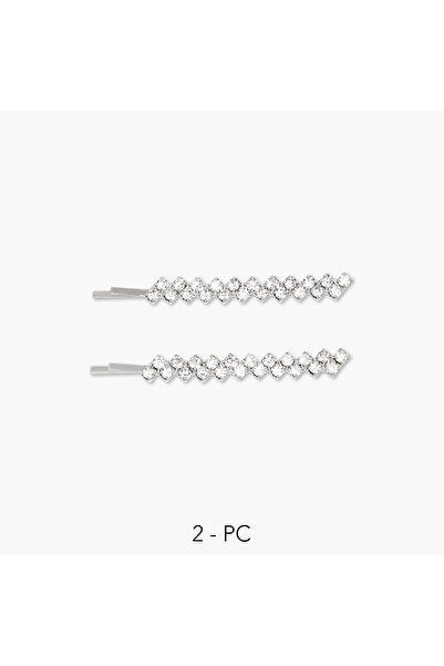 Lifestyle Pack of 2 Hairpin with Stone Embellishment