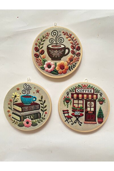 ZeyMin Art Kahve Temalı Mutfak Duvar Süsü 11cm