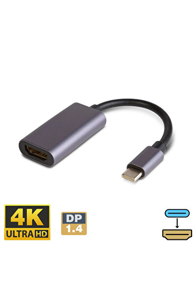 DELIGHT Cablu adaptor USB-C la HDMI v1.4 4K 30Hz 16cm 20338