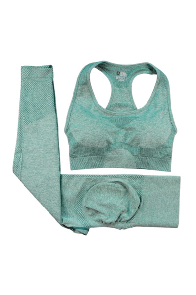 TodayShop Set sport pentru femei 2 piese - colanți push-up + sutien cu căptuș...