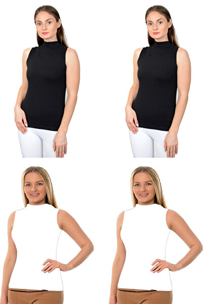 ATİLLA İÇ GİYİM Zero Kol Half Fish Collar 4 Pieces