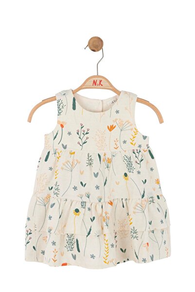NK Φόρεμα Κοριτσάκι Ηλίανθος 1-4 ετών Κρέμα