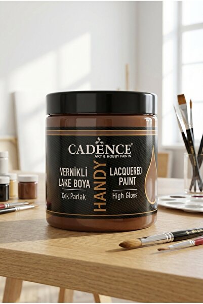 Cadence Handy Lake Parlak L052 Sıcak Kahve 250 ml Boya Tüm Yüzeyler İçin Koku...