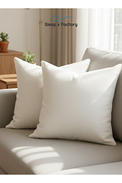 Sleep x Factory 2-Pack Decorative Cushions 45x45 cm – Microfiber Filled