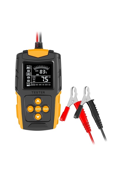 Eurokomp Tester DIGITAL acumulatori 12V/24V 2-220Ah Acid/plumb AGM AGA Gel EFB