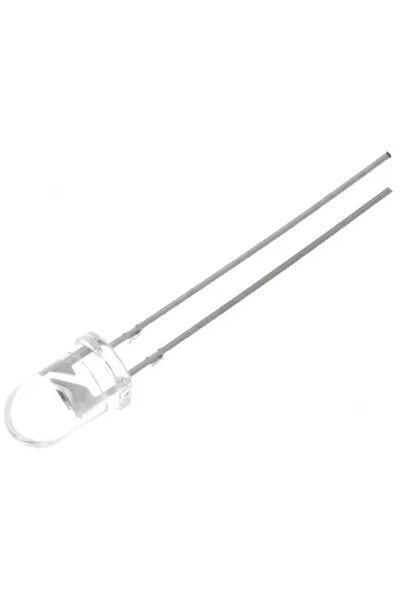 OPTOSUPPLY LED 5mm ultraviolet 3-3.8V Ω 360-370nm 15° 20mA 2÷4mW Montare THT ...