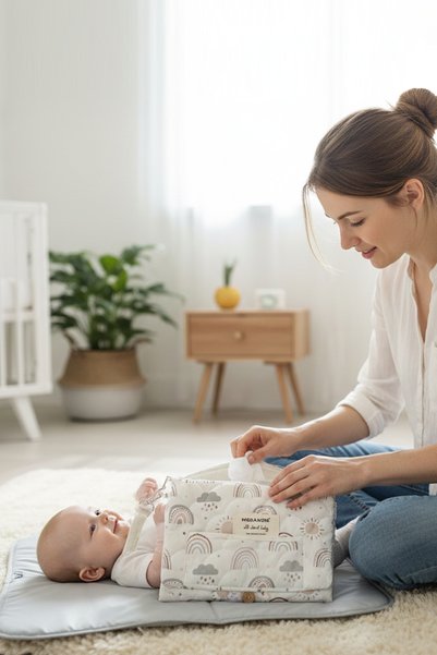 Modakids منظم حقيبة العناية بالطفل متعدد الأغراض المقاوم للماء للأم والطفل
