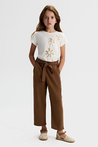 NK Pantaloni Vuela pentru fete 8-14 ani maro