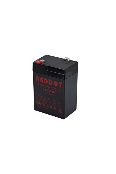 OEM Lead-acid battery REDDOT 6V 4Ah DD06040 70x47x101mm Faston 187-4.8mm