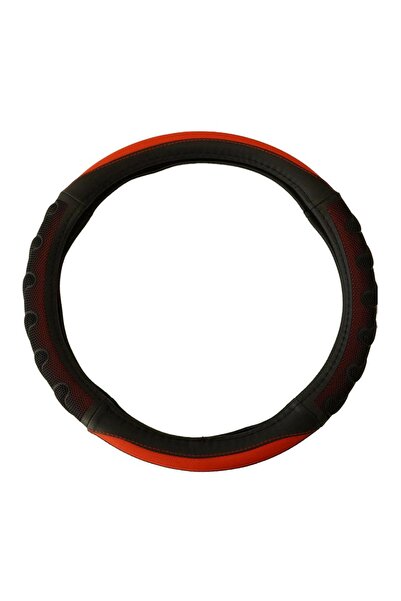 Umbrella RED ECO-LEATHER STEERING WHEEL COVER 37- 39 CM