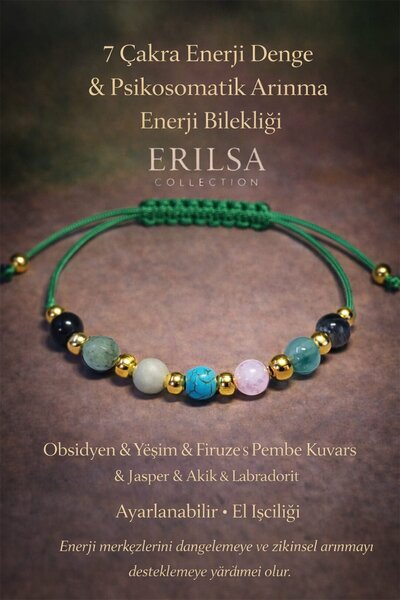 Erilsa Certified Green 7 Chakra Balance Energy Harmony Psychosomatic Purifica...
