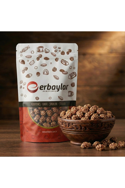 ERBAYLAR KURUYEMİŞ Erbaylar Ballı Susamlı Yer Fıstığı - 1 kg