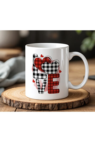 BB TRADE Special Valentine's Day Ceramic Mug with Love Written on It 330 ml a...