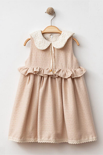 Baby Corner فستان طفلة بياقة طفل