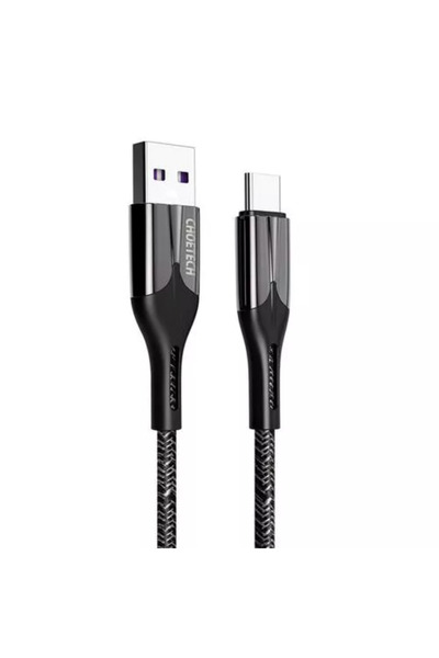 CHOETECH Кабел USB A - USB Type C 5A 25W 1.2м черен AC0013-BK