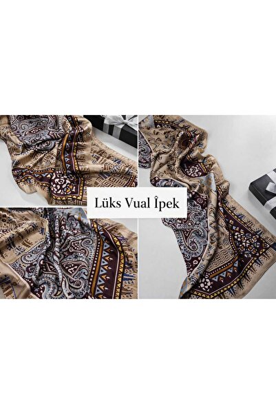 tomrisboutique Luxury Shawl Silk Hijab 4 Seasons Double Sided Paisley Ethnic ...
