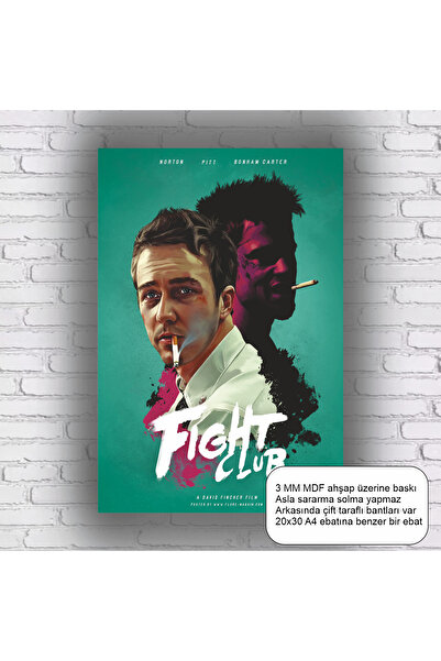 Hayat Poster fight club film cinematografic ilustrație decorare interioară pi...