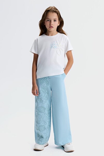 NK Pantaloni Nil pentru fete 8-14 ani Albastru