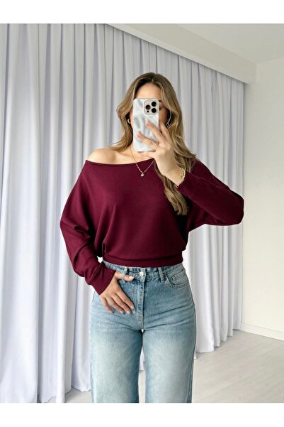 alenmoda Women's Boat Neck Modal Fabric