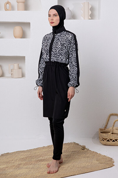 Adasea Melori Parachute Gilet Long Sleeve Hijab Swimsuit 1403