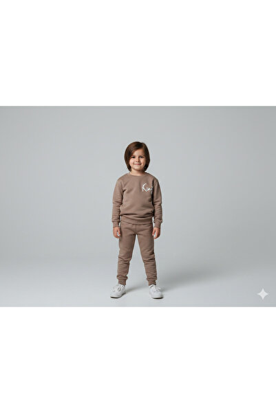 tinytrends Σετ αθλητικής φόρμας King με δύο κορδόνια για αγόρια, φούτερ και π...