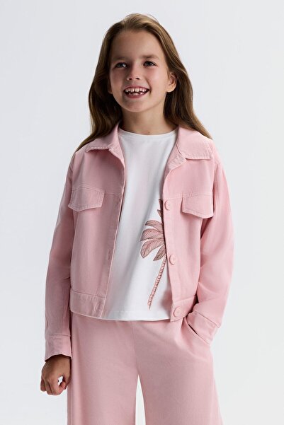 NK Яке Amber за момичета, възраст 8-14 години, цвят Powder