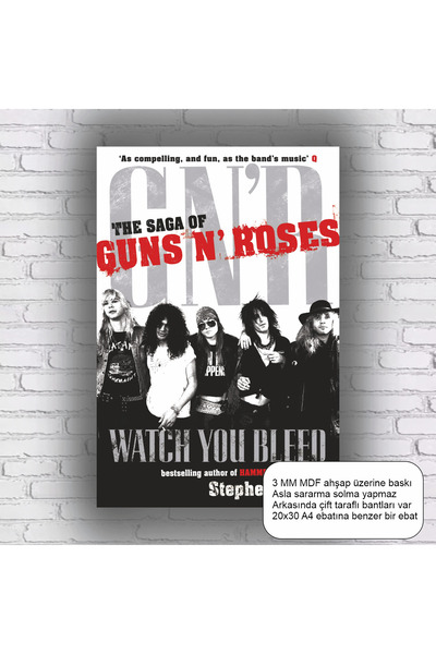 Hayat Poster guns'n roses trupa de muzică rock decorare interioară pictură md...