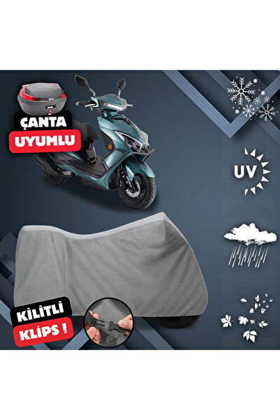 ULTRASHOP ARORA Quantum 50 Su Geçirmez Motosiklet Brandası Arka Çanta Top Cas...