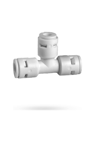 EUROFİL Su Arıtma Cihazı Tatlandırıcı Filtre Için Yan Diş T Dirsek Quick