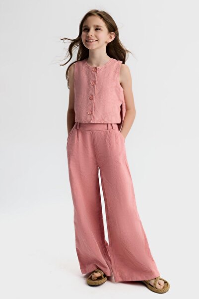 NK Vestă Lara pentru fete 8-14 ani Dusty Rose