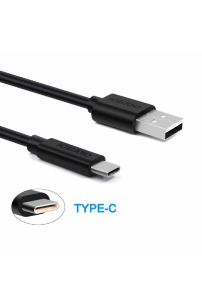 CHOETECH Cablu USB 2.0 A tip C AC0003 2.4A 2m negru