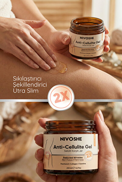 NIVOSHE Selülit Ve Çatlak Giderici Vücut Şekillendirici Sıkılaştırıcı Toparlayıcı Lipoliz Jel Body Gel 250ML