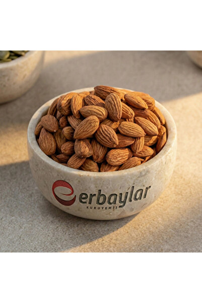 ERBAYLAR KURUYEMİŞ Erbaylar Badem İçi Çiğ İthal - 250 Gr