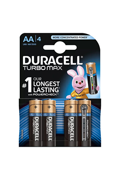 Duracell TurboMax Ultra Alkaline AA batteries LR6 blister 4pcs