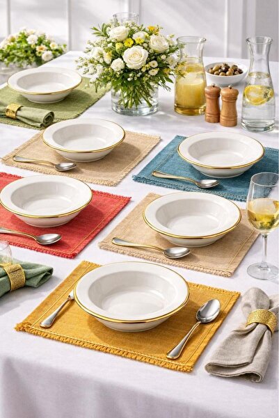 Bonelegant Nifty 6 Piece Soup Bowl 15 cm Gold Mesh