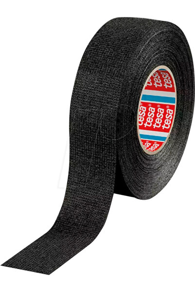Tesa Banda textila 25mm 15m Thk 300um negru 105 grad C negru 51608-00007-00