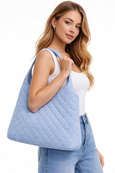 eva clothing Women's Quilted Hand and Shoulder Bag