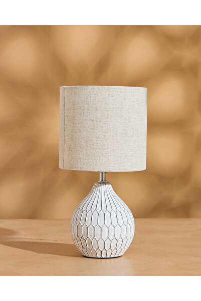 REDTAG Beige Natural Ceramic Table Lamp