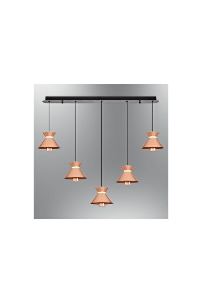 Vivense MEKİK BEŞLİ SIRALI SARKIT, ROSE GOLD