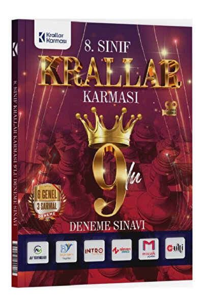 Efsane Yayınları 8.Sınıf Krallar Karması Tüm Dersler 9 Lu Deneme Sınavı / 6 G...