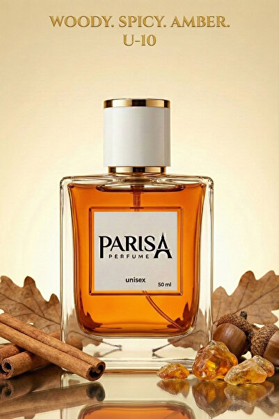 parisa U-10 Dark Angel Edp 50 ml - Amber & Tarçın Notalı Sıcak Odunsu Baharat...