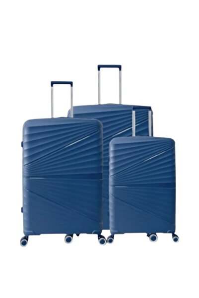 WDA 3-Piece Hard Shell Luggage Set with Spinner Wheels – Lightweight Travel S...