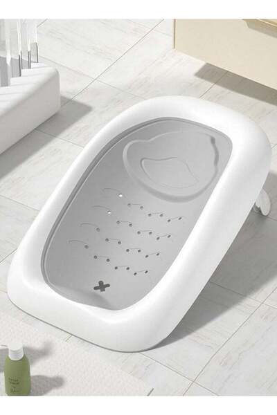 BAYBEE Foldable Baby Bath Tub for Kids, Baby Bath Seat with Drainer, Portable...